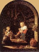 Gerrit Dou The Grocers Shop oil